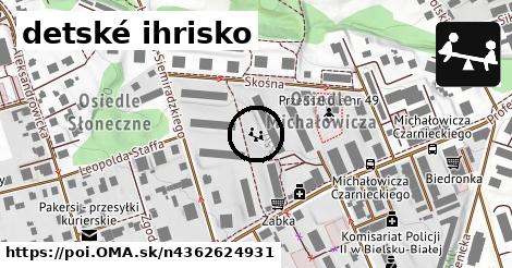 detské ihrisko