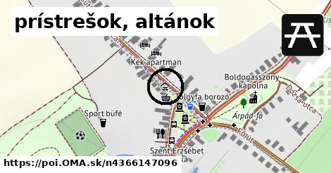 prístrešok, altánok