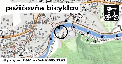 požičovňa bicyklov