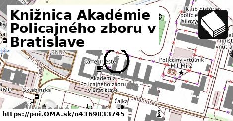 Knižnica Akadémie Policajného zboru v Bratislave