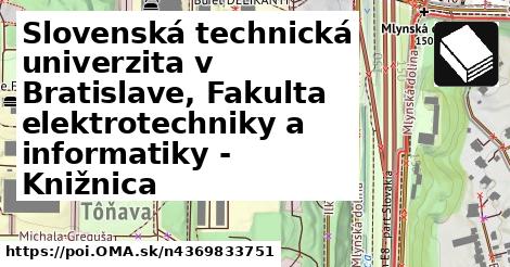 Slovenská technická univerzita v Bratislave, Fakulta elektrotechniky a informatiky - Knižnica
