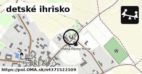 detské ihrisko