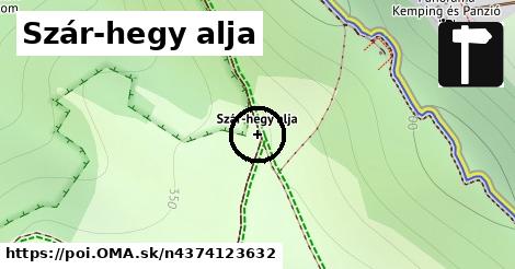 Szár-hegy alja