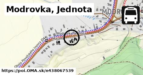 Modrovka, Jednota