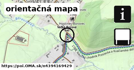 orientačná mapa