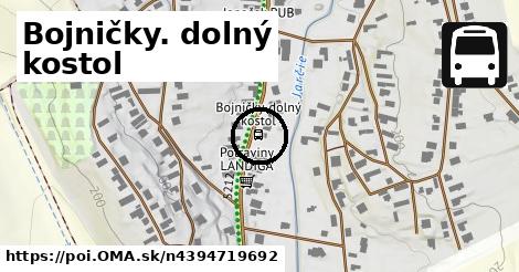 Bojničky. dolný kostol