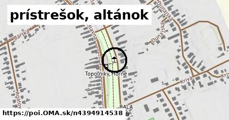 prístrešok, altánok