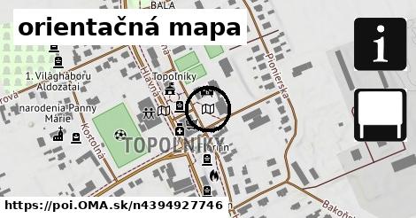 orientačná mapa