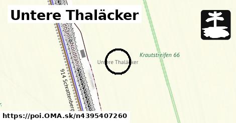 Untere Thaläcker
