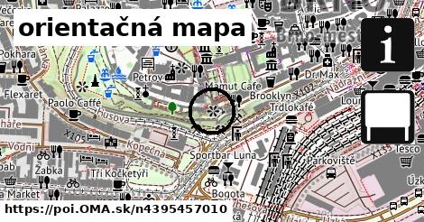 orientačná mapa