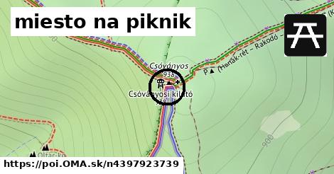 miesto na piknik