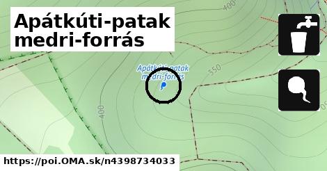 Apátkúti-patak medri-forrás