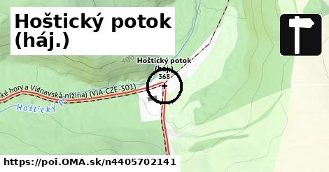 Hoštický potok (háj.)