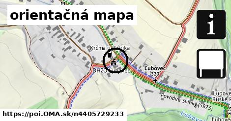 orientačná mapa