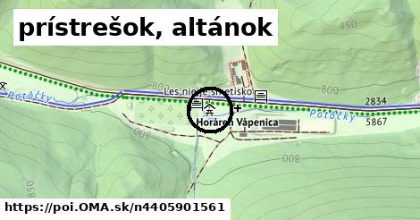 prístrešok, altánok