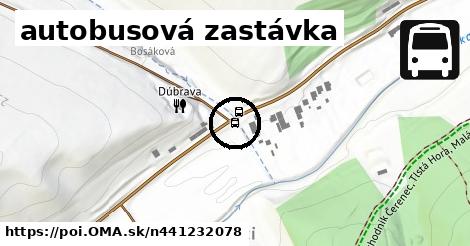 autobusová zastávka