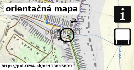 orientačná mapa