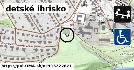 detské ihrisko