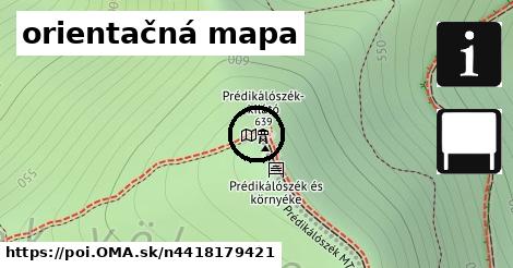 orientačná mapa