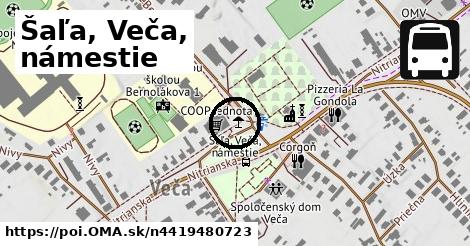 Šaľa, Veča, námestie