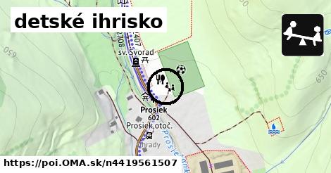 detské ihrisko