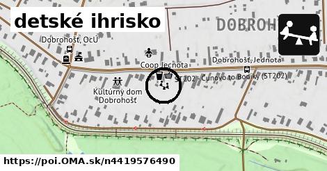 detské ihrisko