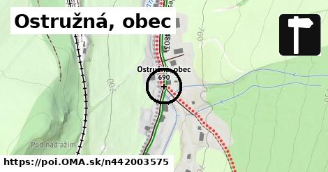 Ostružná, obec