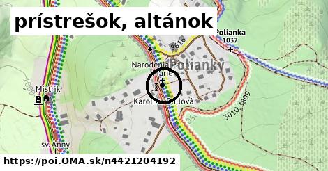 prístrešok, altánok