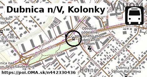 Dubnica n/V, Kolonky