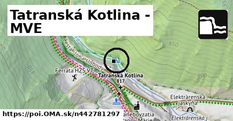 Tatranská Kotlina - MVE