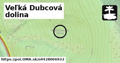 Veľká Dubcová dolina