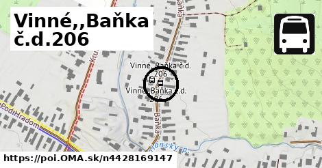 Vinné,,Baňka č.d.206