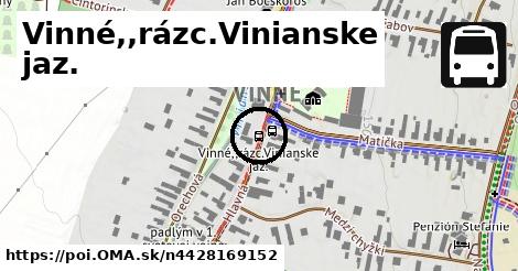 Vinné,,rázc.Vinianske jaz.