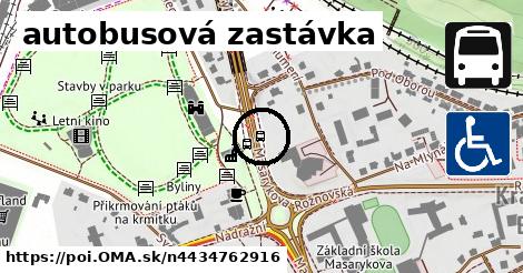 autobusová zastávka