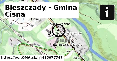 Bieszczady - Gmina Cisna
