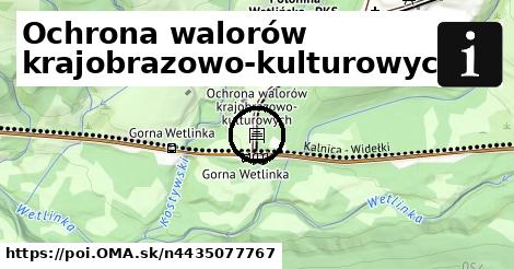 Ochrona walorów krajobrazowo-kulturowych