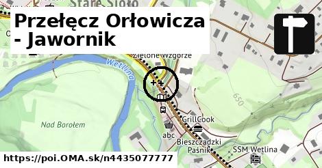 Przełęcz Orłowicza - Jawornik