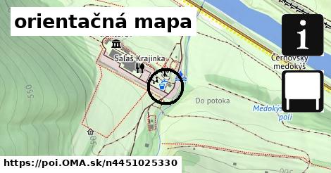 orientačná mapa