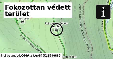 Fokozottan védett terület