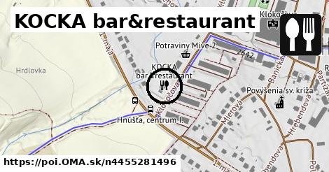 KOCKA bar&restaurant