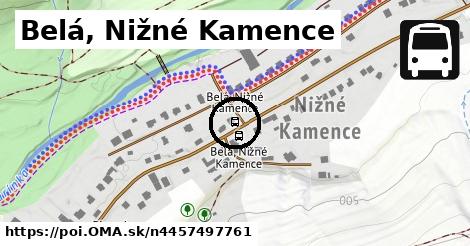 Belá, Nižné Kamence