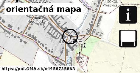 orientačná mapa