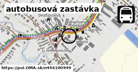 autobusová zastávka