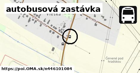 autobusová zastávka