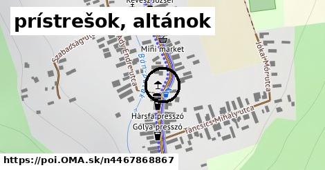 prístrešok, altánok