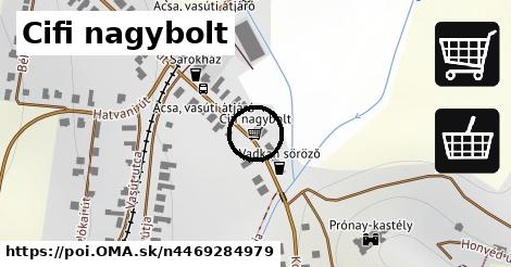 Cifi nagybolt