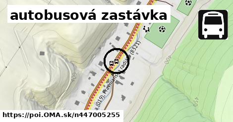 autobusová zastávka