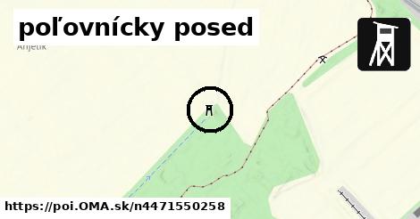 poľovnícky posed