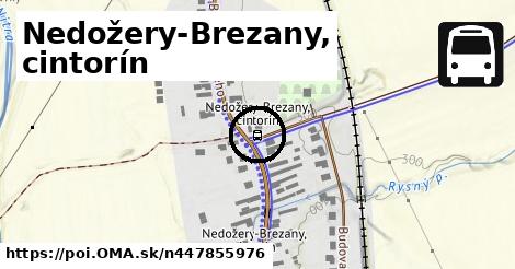 Nedožery-Brezany, cintorín