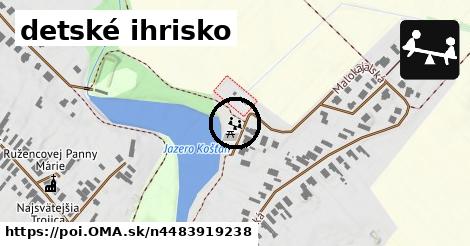 detské ihrisko